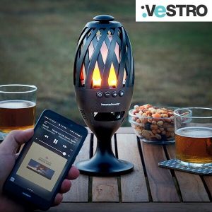 Lampioncino musicale Bluetooth effetto fiamma 1 Lampioncino musicale Bluetooth effetto fiamma