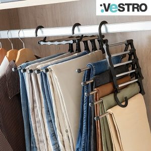 Appendi pantaloni salvaspazio 5 in 1 1 Appendi pantaloni salvaspazio 5 in 1