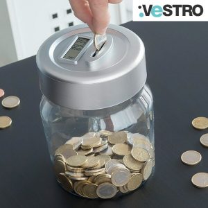 Salvadanaio contamonete digitale Money bank 1 Salvadanaio contamonete digitale Money bank