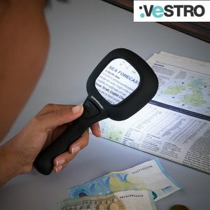 Lente di ingrandimento illuminata UV Sherlock 1 Lente di ingrandimento illuminata UV Sherlock