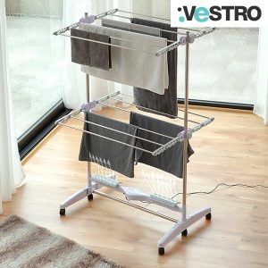 Stendino elettrico richiudibile a flusso d'aria 1 Stendino elettrico richiudibile a flusso d'aria