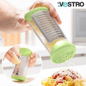 Grattugino con dispenser 3 in 1 1 Grattugino con dispenser 3 in 1