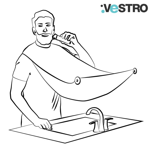 Telo raccogli barba towel shave – VESTRO®