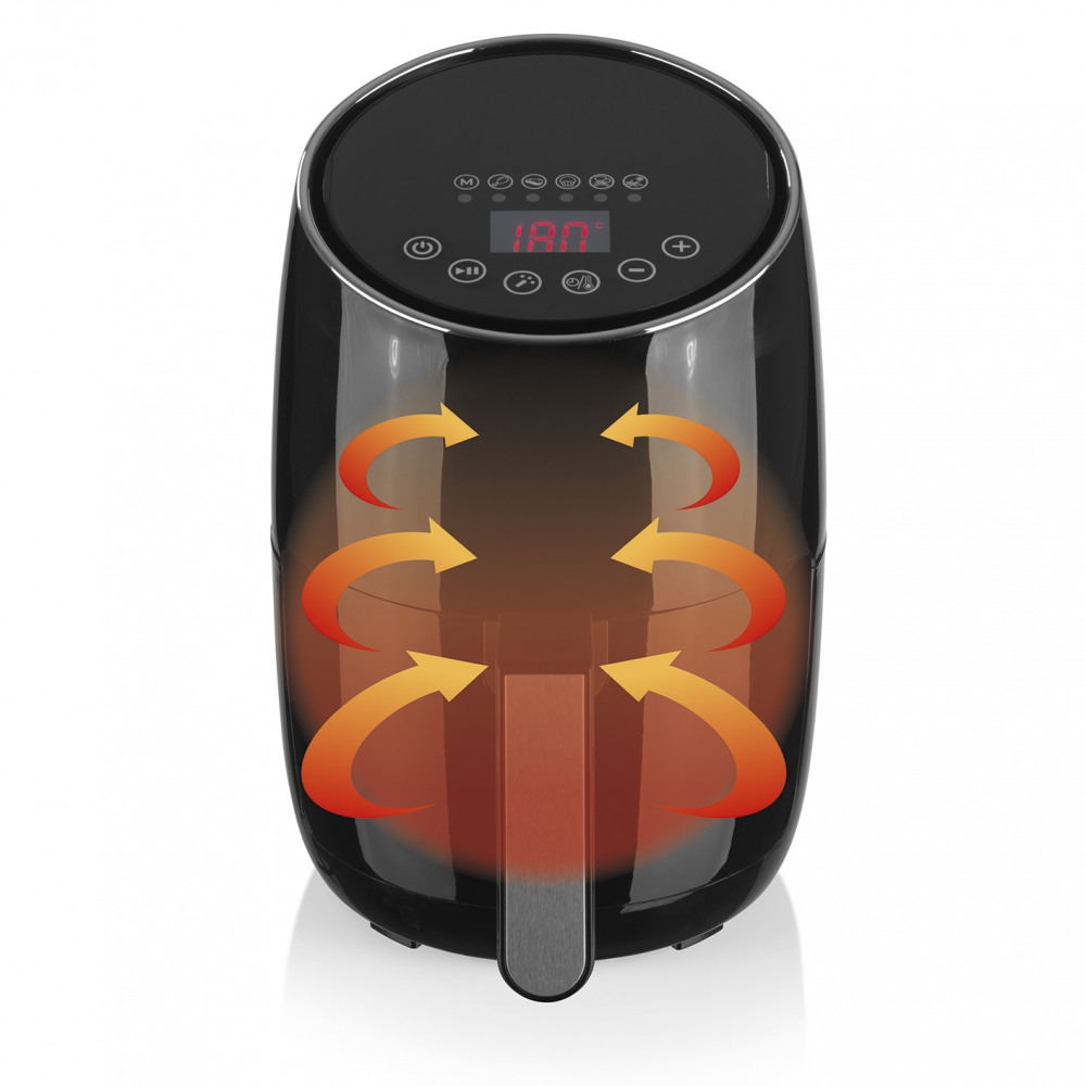 Friggitrice ad aria calda digitale XL 2150 W 5,2 litri senza olio - bitwo